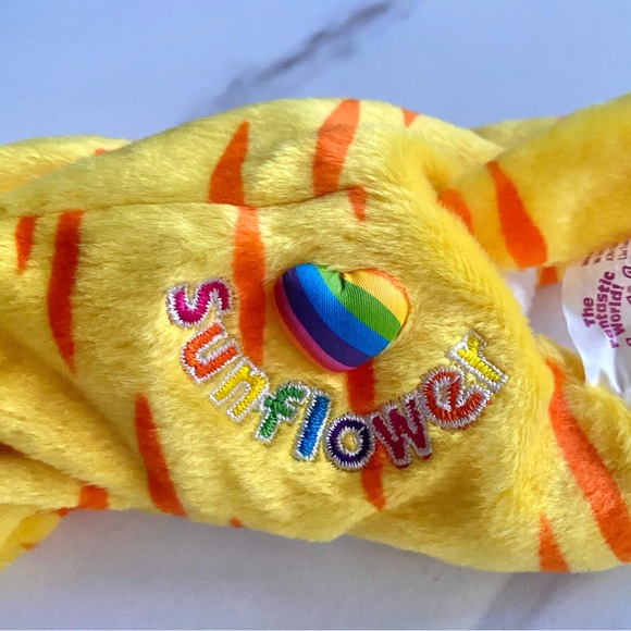 VTG Lisa Frank Sunflower Kitten beanie plush - SWT - Picture 5 of 8